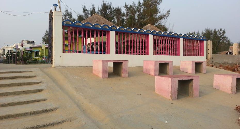 entrance stairs view